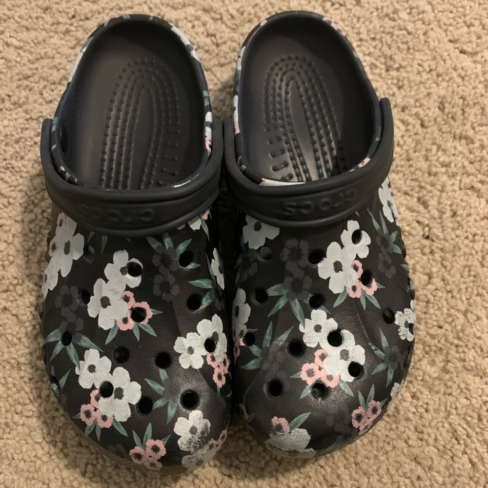 Floral Crocs
